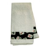 Black Mah Jongg Towel 457MJ