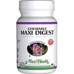 Maxi Health - Chewable Maxi Digest - Kosher Digestive & Acid Reflux Formula - Fruity Flavor - 90 Chewables MH-3035-01