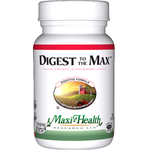Maxi Health - Digest To The Max - Kosher Digestive Formula - 60 Capsules MH-3039-01