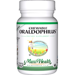 Maxi Health - Chewable Oraldophilus - Kosher Acidophilus - Tropical Flavor - 100 Chewables MH-3102-01