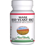 Maxi Health - Maxi Red Yeast Rice With CoQ10 & Policosanol - 60 Capsules MH-3116-01