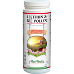 Maxi Health - Lecithin & Bee Pollen - Kosher Constipation & Cholesterol Formula - 14 oz MH-3132-01