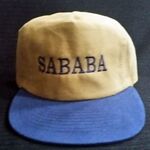Sababa Hat - Tan & Blue Sab-TB