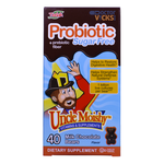 Uncle Moishy Vitamins - Children's Probiotic Kosher Probiotic 1 Billion CFUs - Milk Chocolate Flavor - 40 Chocolate Bears UM-7006-01