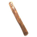 Very large wooden Mezuzah, for Synagogue or public building, Olive wood Mezuzah case handmade with engraved the seven spices M102 542699152