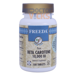 Freeda Vitamins - Beta Carotene 10000 IU - 100 Tablets FV-4136-01