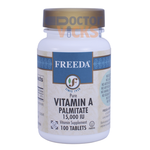 Freeda Vitamins - Vitamin A Palmitate 15000 IU - 100 Tablets FV-4138-01