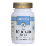 Freeda Vitamins - Folic Acid 400 mcg - 100 Tablets FV-4147-01