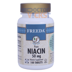 Freeda Vitamins - Niacin (B3) 50 mg - 100 Tablets FV-4153-01