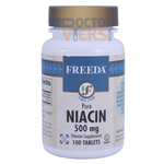 Freeda Vitamins - Niacin (B3) 500 mg - 100 Tablets FV-4154-01