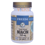 Freeda Vitamins - Niacin (B3) Timed Release 250 mg - 100 Tablets FV-4155-01