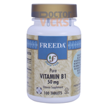Freeda Vitamins - Vitamin B1 (Thiamin) 50 mg - 100 Tablets FV-4160-01