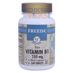 Freeda Vitamins - Vitamin B1 (Thiamin) 250 mg - 100 Tablets FV-4162-01