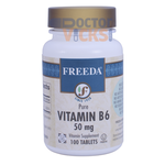 Freeda Vitamins - Vitamin B6 (Pyridoxine) 50 mg - 100 Tablets FV-4171-01