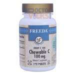Freeda Vitamins - Chewable Fruit C 100 mg - Orange Flavor - 100 Chewables FV-4176-01