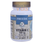 Freeda Vitamins - Vitamin C 500 mg Plus Rose Hips - 100 Tablets FV-4183-01