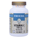 Freeda Vitamins - Vitamin C 1000 mg Plus Rose Hips - 100 Tablets FV-4186-01