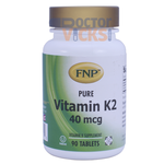 Freeda Vitamins - FNP - Vitamin K2 40 mcg - 90 Tablets FV-4214-01