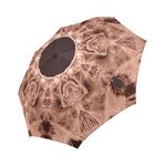 Menorah Light auto-foldable umbrella-rain and sun- Sandrine Kespi Creations design- diameter 37.4"- 8 ribs umbrella auto foldable-