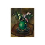 Still Life of Lilacs in a Green Jug by Adolphe Feder - Jewish Art Oil Painting Gallery AF319