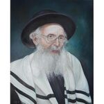 Rabbi Finkel | Jewish Art Oil Painting Gallery HPCRF3161