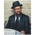 Rabbi Miller 3 | Jewish Art Oil Painting Gallery HPCRM33152