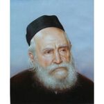 Reb Moshe Feinstein 2 | Jewish Art Oil Painting Gallery HPCRMF23422