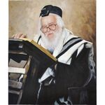 Rav Shach 3 | Jewish Art Oil Painting Gallery HPCRS33341