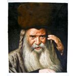 Skolyer Rebbe | Jewish Art Oil Painting Gallery HPCSKR3440