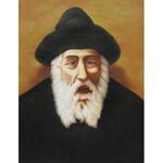 Shtefinisht Rebbe | Jewish Art Oil Painting Gallery HPCSR13431