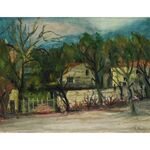 Sudliche Landscape by Rudolf Levy - Jewish Art Oil Painting Gallery RL914