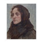 The Portrait of Dinah Hirszenberg, 1903 by Samuel Hirszenberg- Jewish Art SH909
