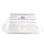 Monogrammed Lucite Cake Tray with Cover Monogrammed Lucite Cake Tray with Cover