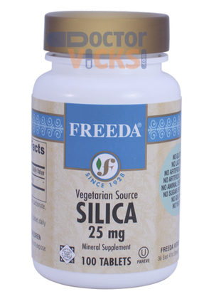 Freeda Vitamins - Silica 25 mg - 100 Tablets FV-4057-01
