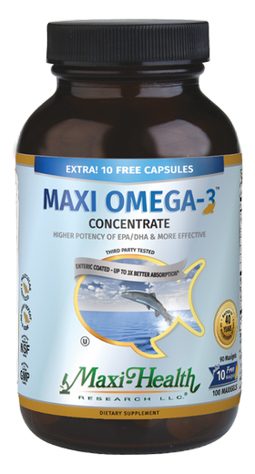 Maxi Health - Maxi Omega-3 Concentrate - 200 Softgels MH-3053-02